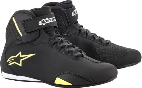 Alpinestars mäns Sektor Mid Calf Boot, Svart gul, 8 UK, Svartgul, 40.5 EU