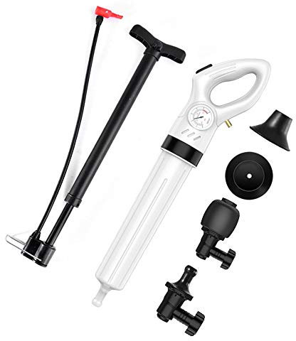 YLXD WC Plunger,Aufblasbarer Toilettenkolben,zur schnellen und effektiven Rohrreinigung | WC Reinigung mit Luftdruck | Verstopfungen in Bad, Küche und WC