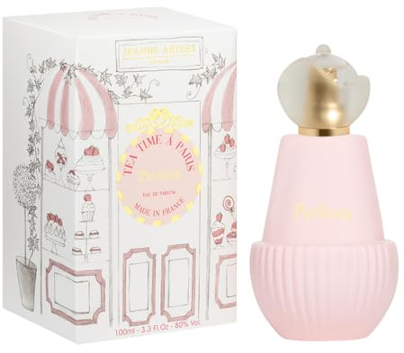 JEANNE ARTHES – French Way Of Life damparfym – Tea Time à Paris – Pavlova – Eau de Parfum – flaska med sprayflaska 100 ml – tillverkad i Frankrike till fet