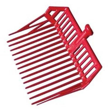 1PEZZO FORCA PER FIENO IN ABS - 16 denti - cm.31x42 - gr.500