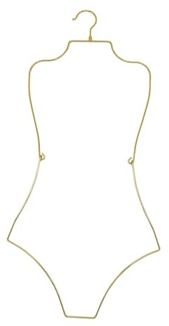 Gruccia per Costumi da Bagno, Gruccia per Lingerie, Deposito Ed Esposizione, Gruccia per Costumi da Bagno, Espositore per La Forma del Corpo, Oro