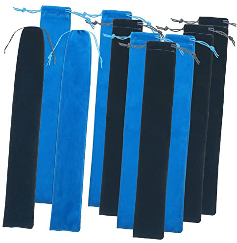 ifundom 10stücke Teiliges Flötentaschen Weichem Velvet Für Sopranblockflöten Mit Kordelzugverschluss Transportable Aufbewahrungstaschen Für Blockflöten Und Klarinetten Zubehör