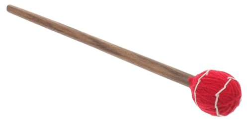 BIUDECO Nepalese Wooden Singing Bowl Mallet Med Ullgarnshuvud Lätt Och Smidig För Meditation Och Gongspel