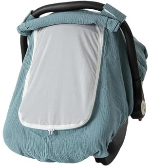 Luwecf Babytragetasche Abdeckung für Babytragesitz, Schutz vor Staub im Freien, Dunkelgrün