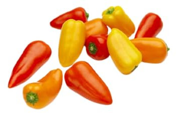 Buy4seeds 20 Seeds Sweet Mini Snack Peppers Seeds Organic Vegetable Easy to Grow Garden