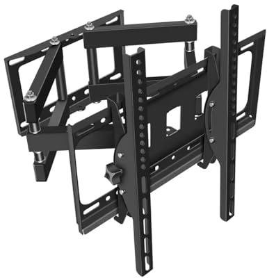 Support mural pivotant et inclinable pour TV LCD LED de 32 à 85 pouces 65 kg VESA 600 x 400