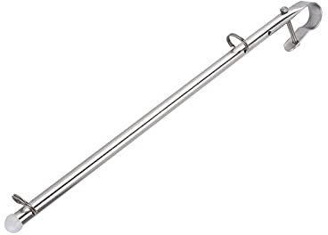 Boat Flag Staff Durable Marine Grade Stainless Steel Flag Holder for Ships Yacht, Outdoor Marine Accessories