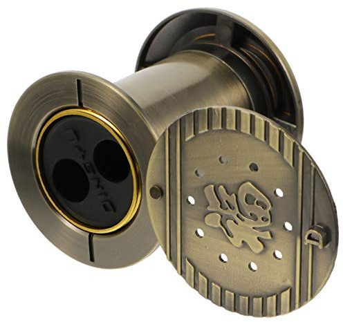 SHINEOFI Mirilla de Timbre de Metal para Puerta Detector de Puerta Diseño Antirrobo para Seguridad Casa