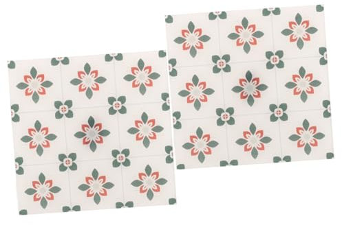 Toyvian 2 Pezzi Pavimentazione Miniatura delle Decorazione Flessibile per Scene Simulate Pavimento Riutilizzabili per Accessori Miniatura