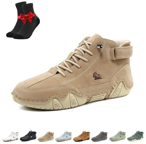 Utomhus All-Terrain Slip On Barfota Vandring Beck Skor, Andningsbara Halkfria Barfotaskor, for Bilkörning & Vardagsbruk(Khaki,42 EU)