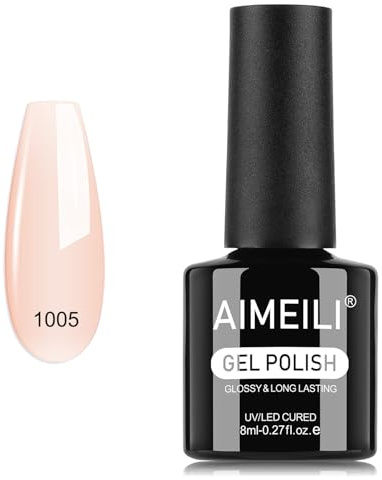 AIMEILI Gel Nail Polish Semipermanenter Nagellack Rosa Gellack UV Für Nagelstudio DIY Zuhause 10ml - 019
