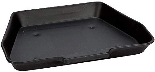 11 Metal Ash Pan Fireside Fireplace Ashpan Coal Fire Grate Tray (11 Ashpan for 16 Fireplace) (Black)