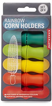 Rainbow Corn Holders S/6 (CU304)