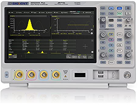 SIGLENT Série SDS2000X Plus Oscilloscope à phosphore numérique, 2 canaux, largeur de bande passante, 200 Mpts, profondeur de mémoire, moniteur 10,1