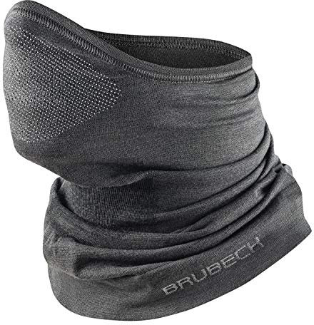 BRUBECK M-Pro Halbe Sturmhaube Merinowolle | Unisex | Skihelm Balaclava | Fahrrad Winter | Outdoor Aktiv | Funktionskleidung | Thermo | 42% Merino Wolle | KM10780, Gr.:L - XL, M-Pro Anthrazit