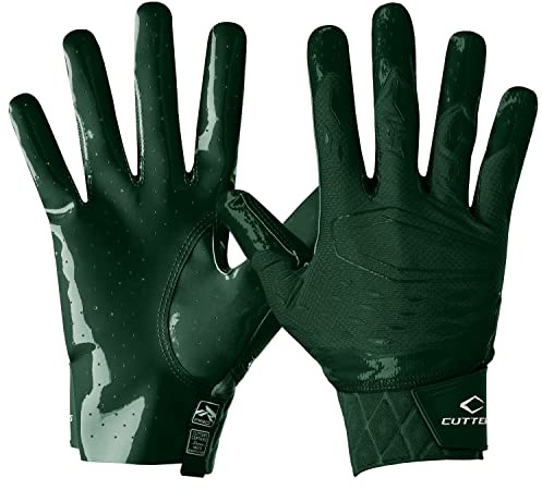 Cutters REV PRO 5.0 Receiver Handschuhe Solid Dark Green M