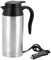 Car Electric Kettle 24V 750mL Stainless Steel Travel Kettle Car Kettle with Cigarette Lighter Portable Travel Kettle for Hot Water, Coffee, Tea