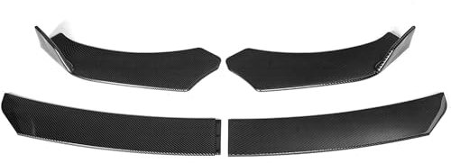 KAEW Auto Frontspoiler für BMW 3 Series E90 E91 E92 E93 E60 E61 E46 F30, Frontstoßstange Splitter Lip Body Kit Splitter Antikollision Front Spoiler Lippe ABS,A-Carbon-Fiber-Look