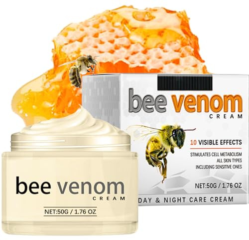 Bee Venom Anti Wrinkle Face Cream, Bee Venom Cream, Day And Night Moisturiser Women, Instant Wrinkle Remover, Instant Face Lift For All Skin Types, Skin Tightening Cream For Face Fine Line