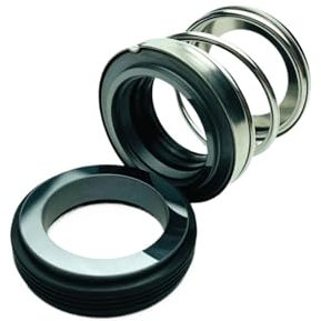 CAYUND Mechanische Dichtungen T21-2.375 T21-2 3/8 Typ 21-2 3/8 J-Crane Mechanische Dichtungen Typ 21 Elastomer Balgdichtung for Wellengröße 2.375 Pumpen(CAR-SIC-VIT)