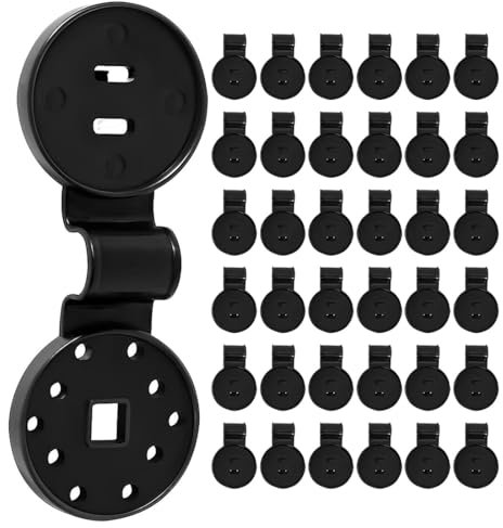 CPJJ 60pz rete ombreggiante telo ombreggiante telo serra ombreggiante telo per serra Clip in Plastica per Rete Ombreggiante, Morsetto Fissatore Rete da Giardino per Serre e Orto(Taglia Media)