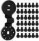 CPJJ 60pz rete ombreggiante telo ombreggiante telo serra ombreggiante telo per serra Clip in Plastica per Rete Ombreggiante, Morsetto Fissatore Rete da Giardino per Serre e Orto(Taglia Media)