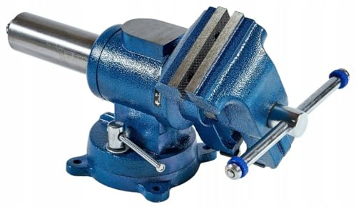 Schmith - Schraubstock - Handschraubstock Groß Werkbank, Tischschraubstock Multifunktional - 150 mm, Gewicht: 26,52 kg - Werkzeug für präzises und stabiles Spannen in der Werkstatt
