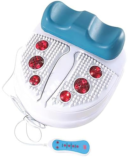 Foot Massager Machine, Electric Chi Exerciser for Passive Aerobic Exercise, Comfortable Padded Ankle Cradle, Vitality Swing Shaking Physiotherapy Massage