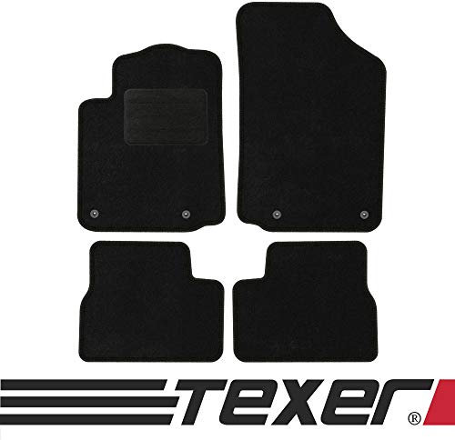 TEXER Textil Fußmatten Passend für Citroen C3 I Bj. 2002-2009 Basic
