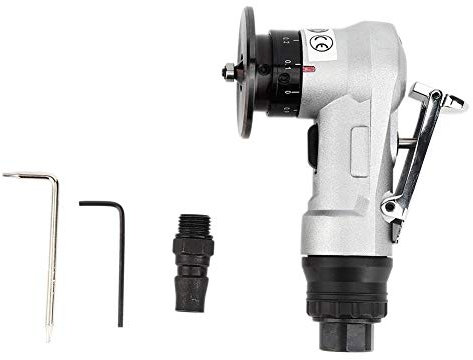 Smussatrice, KOPO KP-5702 Mini Fresa ad A 45 ° Utensile Pneumatico a Gomito Leggero, Smussatrice e Sbavatrice Portatile, con Disco Abrasivo di Piccolo Diametro