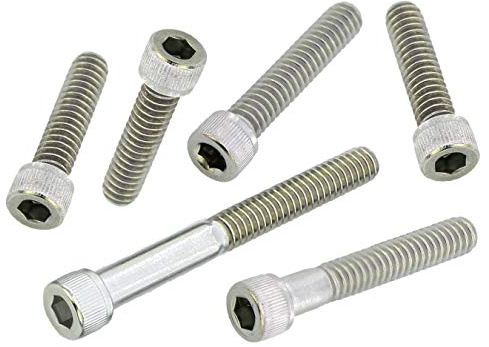 5x 1/4-20 x 1 3/4 (44mm) Zylinderkopf Edelstahl