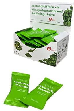 KaLOHaS+ - Organic Bioactive Kale Powder – ancient type – gently freeze-dried - 100% kale - GMO free - vegan friendly - scientifically evidenced effects - portion packed - Danish origin