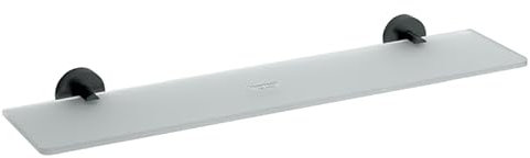 Brillantbad BARK Glasablage Glas Messing Schwarz für Bad & Küche >> zum Bohren