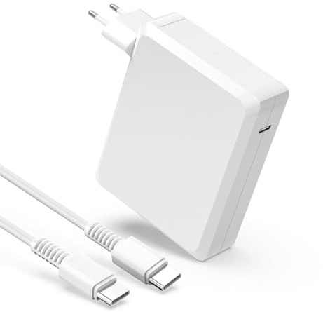 Etssembo Cargador 140W USB C Súper Rápido Compatible con MacBook Pro 16, 15, 14, 13 Pulgadas, Air 13 Pulgadas, Compatible con iPad Pro 2022/2021/2020/2019/2018, Incluye Cable USB C a C de 6,6 pies