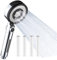 Nafall High Pressure Shower Head - Hard Water Filter Shower Head with Filter, 5 Jet Modes Water Saving Handheld Power Showerhead for Low Water Pressure