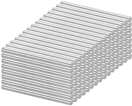 PATIKIL 100 Stück 304 Edelstahl Zylinderstift 2mm Durchmesser, 30mm Länge Dübelstifte Metall Regalstifte für Kleiderschrank Kommode Schrank Bücherregal Industrie Haushalt Möbel Regale