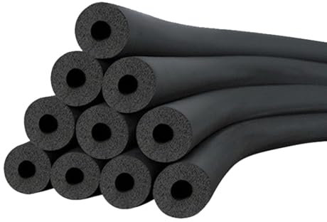Rohrisolierung ID 9mm 20mm 32mm 48mm 89mm 110mm Dämmung Rohrschale Isolierung Rohrdämmung für Griffe Solaranlage Warmwasser(ID 32mm x 20mm)