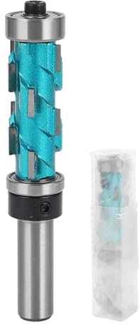 Bit Routeur de Time à Chasse D'eau de 1/2 Pouce, Matériau en Carbure à Double Courette en Spirale pour les Projets de Travail du Bois, Longueur de Coupe de 43 Mm, adapté aux