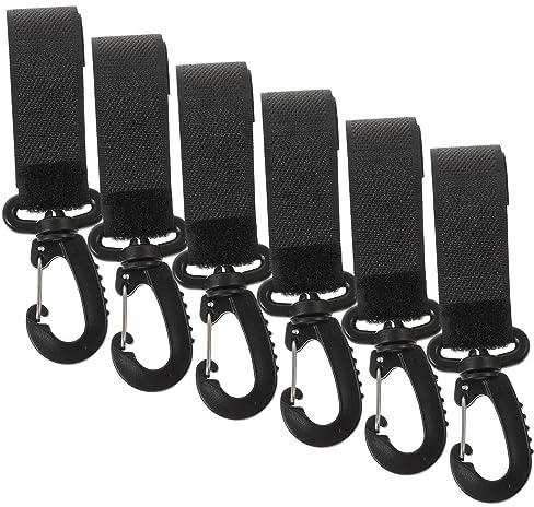 SUPVOX 6 per Rotanti Clip per Borse e Pannolini Accessori per Passeggini e Carrozzine e Sicuri per Genitori e