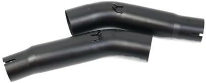 Motorcycle exhaust center pipe Motorcycle Accessories Exhaust Double Middle Pipe Suitable For 1300r1300 Adjustable Muffler Tail Nozzle Noise Reduction(B)