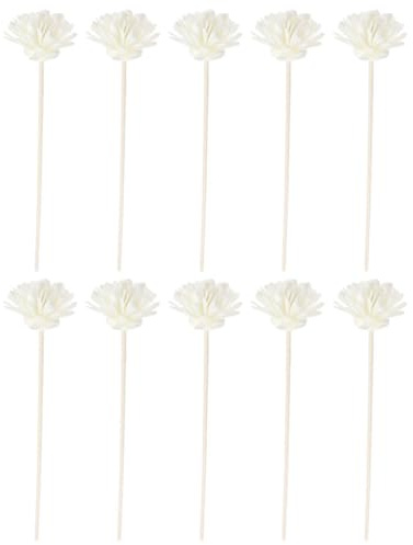 POPETPOP 10 Bâtons Diffuseurs D'Aromathérapie Fleur Simulée 21.00Cm Accessoires Parfum Maison Décor pour Ambiance Fraîche Relaxante