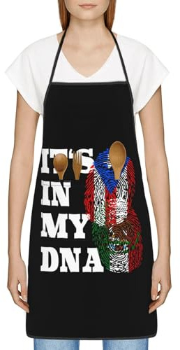 Grembiule Da Cucina Dna Messicano E Guatemalteco Mescolati Con 2 Tasche Grembiule Lavabile In Lavatrice Grembiuli Industriali Per Grigliata Pulizia Giardinaggio