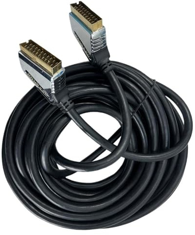 Lång Scart till Scart-kabel 10M 3M 1.5M Scart RGB-kabel Euro Scart hane till hane Scart-kabel for TV DVD STB Monitor(0.7M)