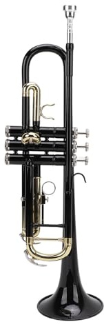 UPALDHOU Professional Trumpet, Brass Instrument Kit with Cleaning Set & Gloves for Beginner Musicians, Student Band Practice, Premium Construction, Integrated Design, School Music Education