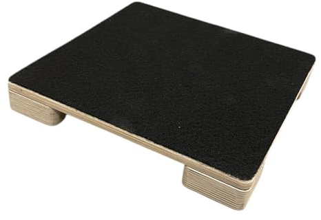 Target, Placeboard EASY für das Hundetraining und Welpen mit Filz schwarz, verschiedene Größen, bis 80kg Belastung - Hundeplattform für Fitness-Loops und Parcour - von Holzdesign Emsland (40x40cm)