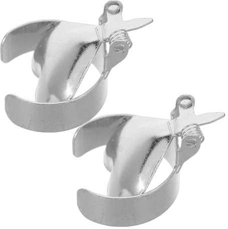 TOMETURE Herzförmiger Kerzenlöscher Stabiles und Dekoratives Design 2 Stück aus Metall Eleganter Dochtlöscher für Große Kerzen und Teelichter für Zuhause und Festlichkeiten