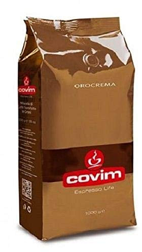 1Kg Caffè in Grani Chicchi Covim Orocrema per Distributori e Macchine Casa Bar