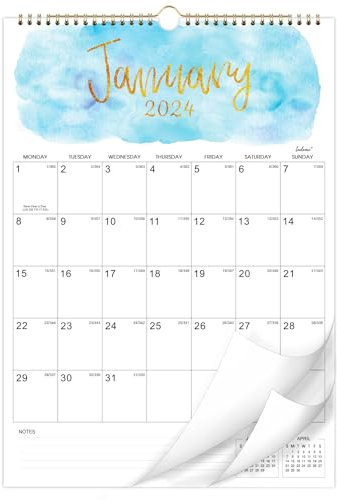 2026 Calendar - Month to View Wall Planner Calendar 2026, 12 Months from Jan 2026 to December 2026, Monthly Calendar with Twin-Wire Binding, Home Family Planner, 42.2 x 29.7 cm