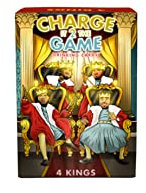 Charge It 2 The Game - 4 Kings - Party Drinking Game - King’s Cup, Ring of Fire - Fun Card Game for Adults - Bachelorette, Birthday, Game Night, Date Night, Travel & College Party Essential