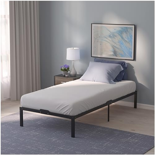 Dreamzie Struttura Letto Singolo 80x200 cm - Altezza 41 cm - Struttura Letto Ferro Robusta, Facile da Montare, Grande Capacità di Stoccaggio